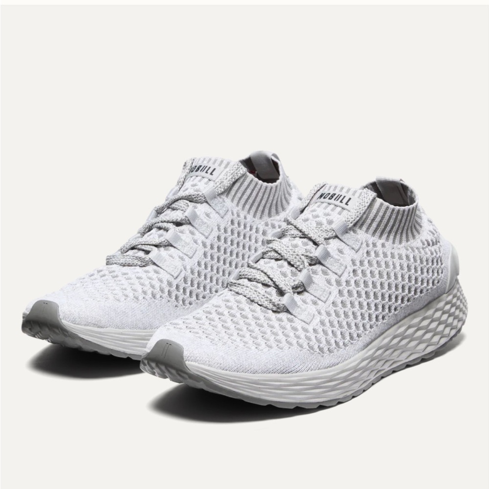NOBULL Project Knit Runner Sneakers Grey Size 8